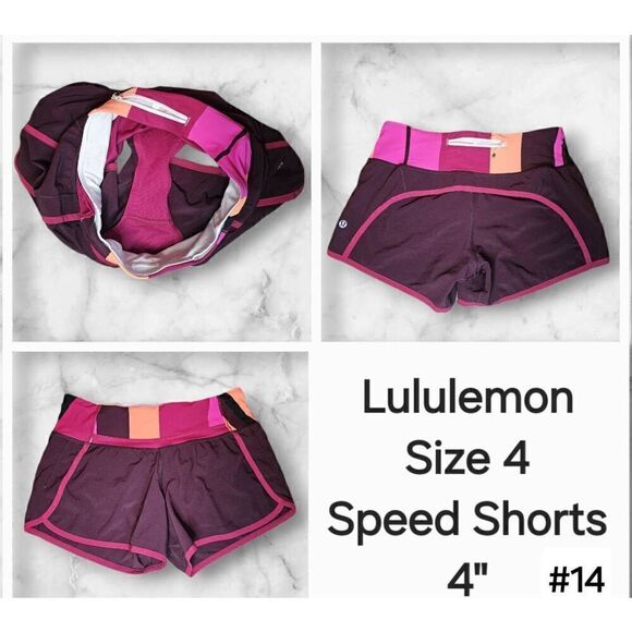 Lululemon Size 4 Speed Shorts - Picture 1 of 3